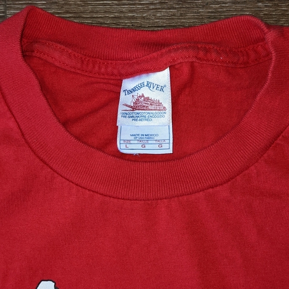 Tennessee River Rolling Stones rock band logo t-shirt - SIZE L - Picture 4 of 4